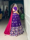 Keshvi By Lnb1414 Vichitra Silk Embroidery Work Lehenga With Blouse Dupatta Online Wholesale